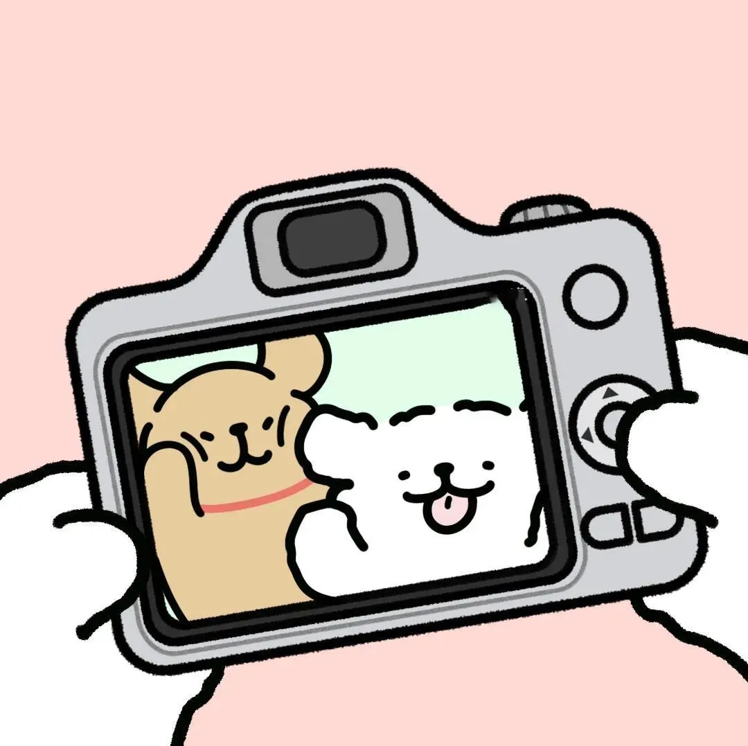 线条小狗插画